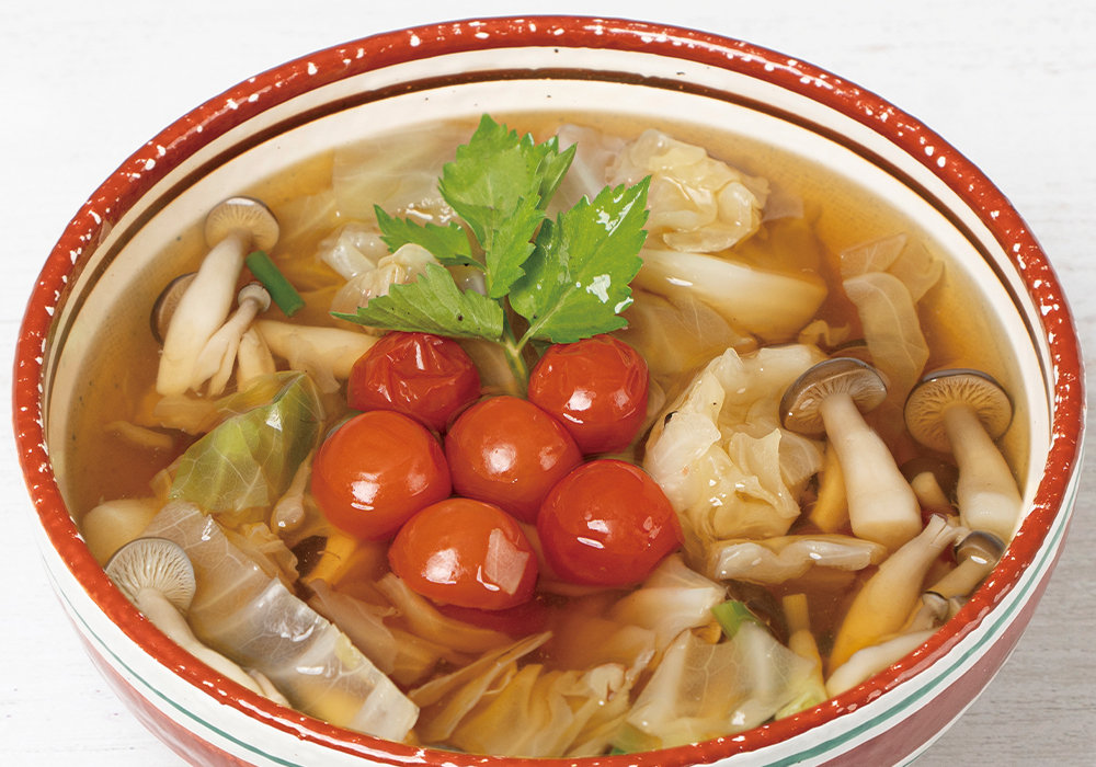 島野菜のヘルシースープ