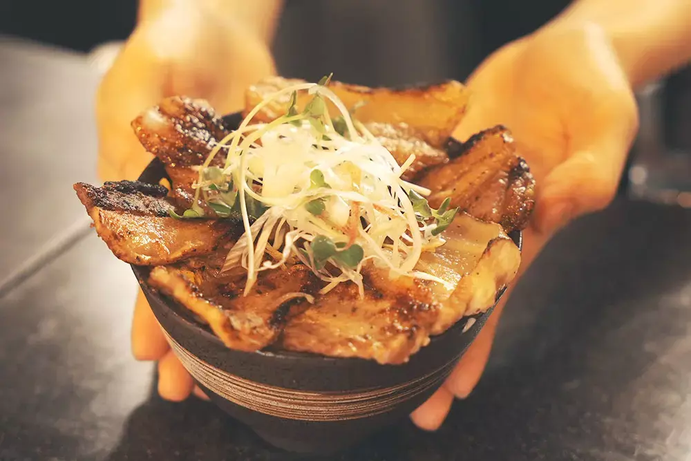 BFHFukuokaNakasu Pork bowl