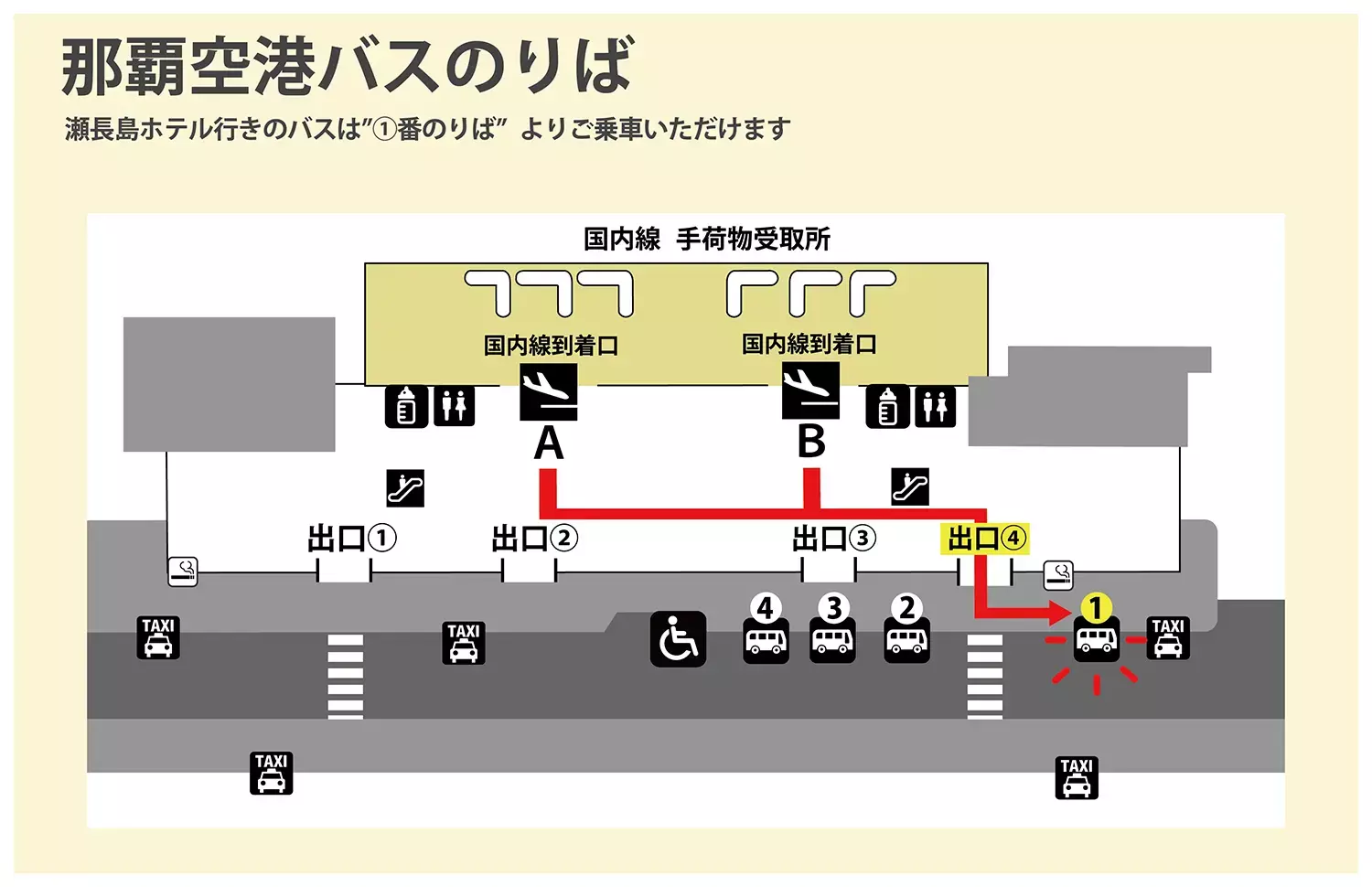 琉球温泉瀬長島ホテル アクセス 那覇空港バスのりば